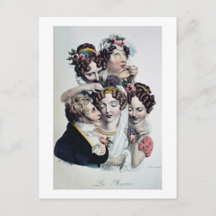 Cartão Postal The Bride, c.1820 (lito)
