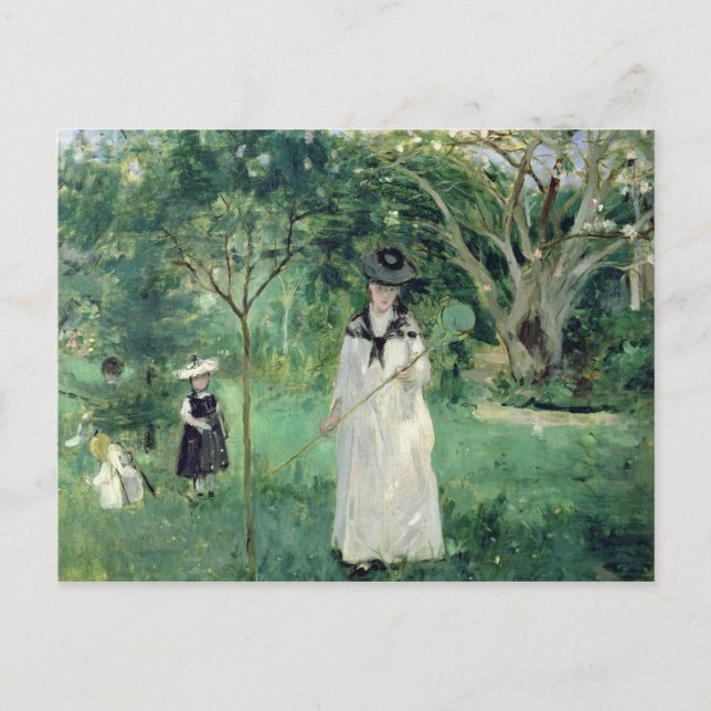 Cartão Postal The Butterfly Hunt, 1874 (Frente)