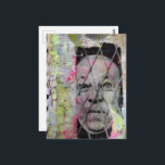 Cartão Postal the caged man junk journal Mixed Media Collage<br><div class="desc">A mixed media collage made and photographed by Angelandspot in the year 2026 with vintage images</div>