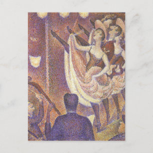 Cartão Postal The Can Dance, Le Chahut, por Georges Seurat
