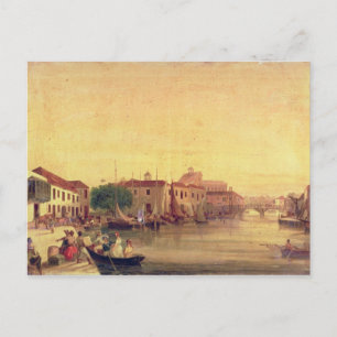 Cartão Postal The Careenage, Bridgetown, Barbados, c.1848