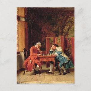 Cartão Postal The Chess Players, 1856