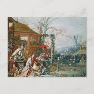 Cartão Postal The Chinese Hunt, c.1742