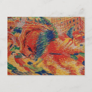 Cartão Postal The City Rises, 1911 (tempera no cartão)