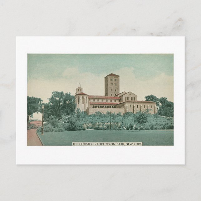 Cartão Postal The Cloisters Fort Tryon Park, Nova Iorque (Frente)