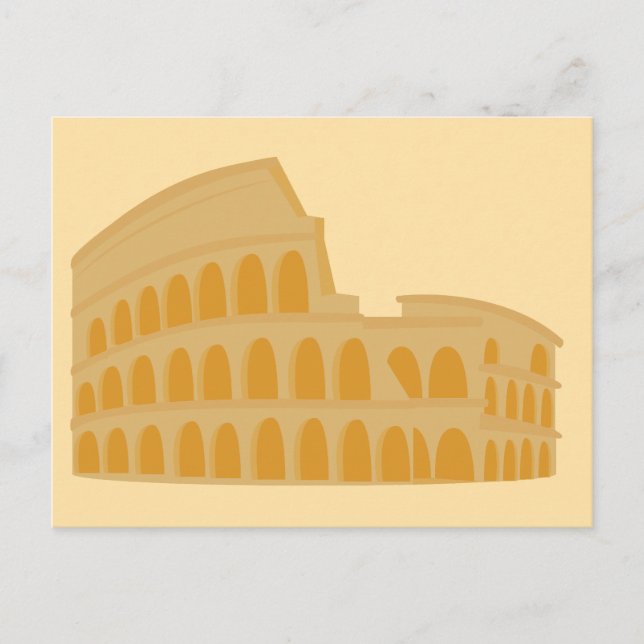 Cartão Postal The Colosseum from Italy (Frente)