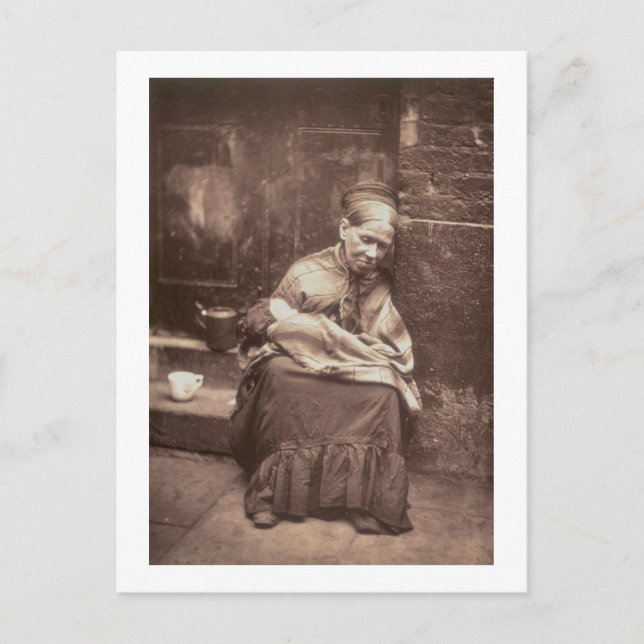 Cartão Postal The Crawlers, de 'Street Life in London', 1877-7 (Frente)