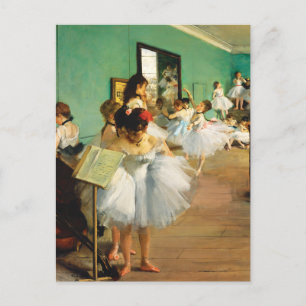 Cartão Postal The Dance Class (1874), por Edgar Degas