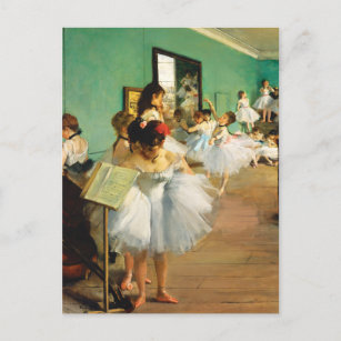 Cartão Postal The Dance Class (1874), por Edgar Degas