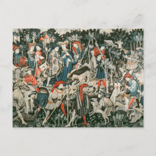 Cartão Postal The Devonshire Hunting Tapestries