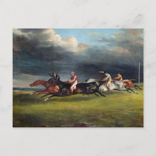 Cartão Postal The Epsom Derby, 1821