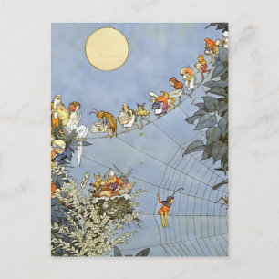 Cartão Postal "The Fairies Birthday" por Heath Robinson