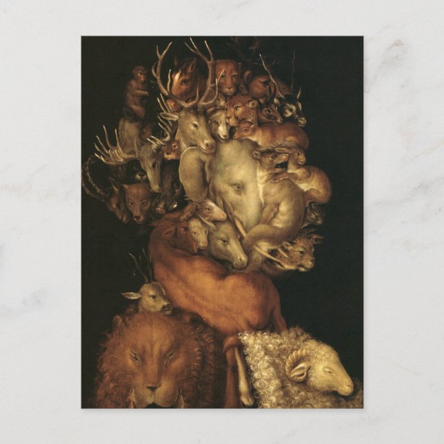 Cartão Postal The Four Elements: Earth - Giuseppe Arcimboldo (Frente)