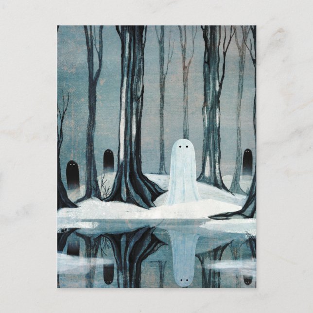 Cartão Postal The Frozen Lake (Frente)