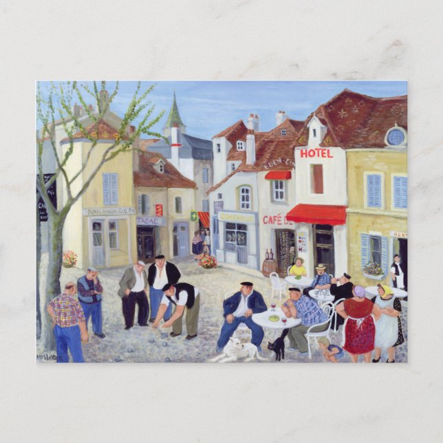 Cartão Postal The Game Burgundy (Frente)