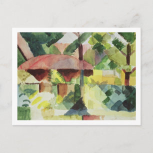 Cartão Postal The Garden, 1914 (c/c no papel)