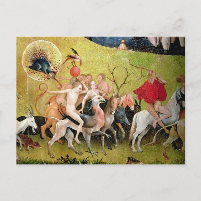 Cartão Postal The Garden of Earthly Delights: Allegory of (Frente)