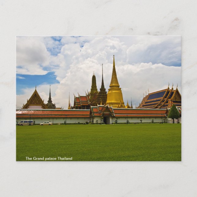 Cartão Postal The Grand palace Thailand (Frente)