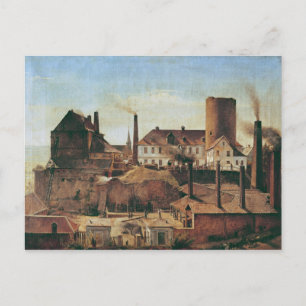 Cartão Postal The Harkort Fatory at Burg Wetter, c.1834