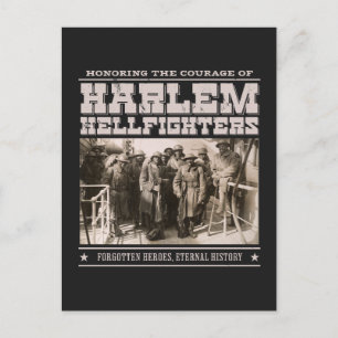 Cartão Postal The Harlem Hellfighters - WW1 Tribute