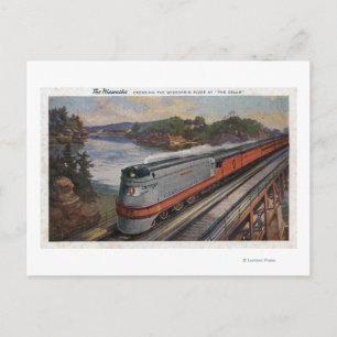 Cartão Postal The Hiawatha Streamline Train
