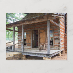 Cartão Postal The Himes Log House - Euless, Texas
