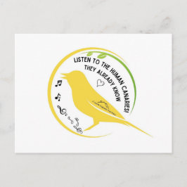 Cartão Postal The Human Canaries Already Know