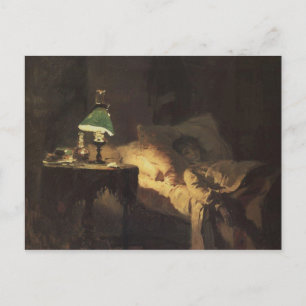 Cartão Postal The Ill Woman (por Vasily Polenov)