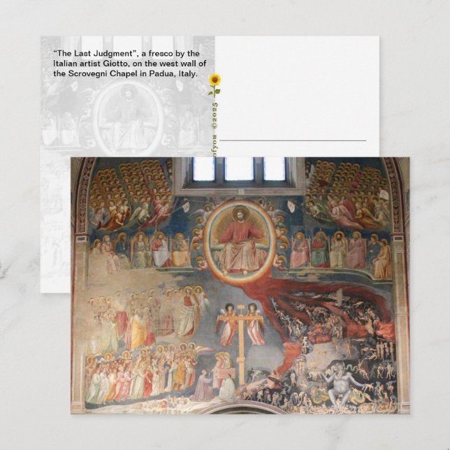 Cartão Postal The Last Judgment - Scrovegni Chapel, Italy -  (Frente/Verso)