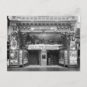 Cartão Postal The Leader Theater, 1921