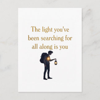Cartão Postal The light is you iPad Smart Cover