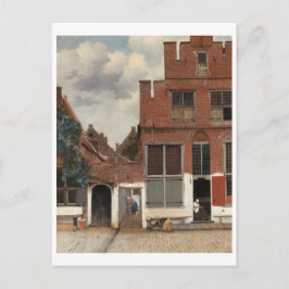 Cartão Postal The Little Street, por Johannes Vermeer