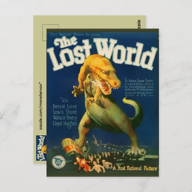 Cartão Postal The Lost World Postcard (Frente/Verso)