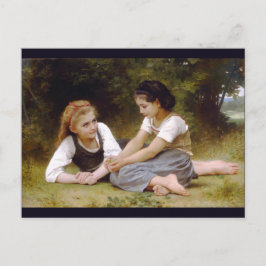 Cartão Postal The Nut Gatherers by W.A. Bouguereau
