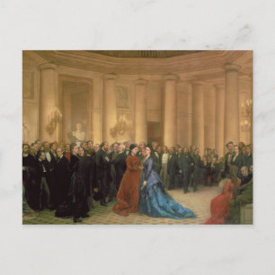 Cartão Postal The Odeon Theatre, Paris, 1869 (oil on canvas)