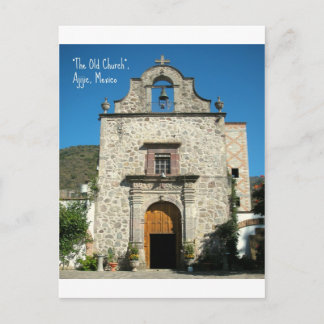 Cartão Postal "The Old ChUrch" Ajijic, México