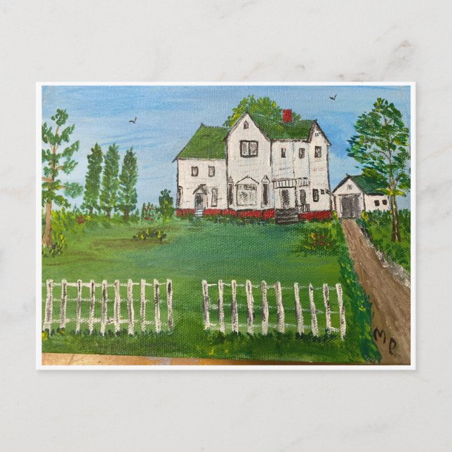 Cartão Postal The Old Johnson Family Farmhouse 2000 MEJP (Frente)