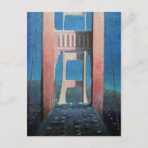 Cartão Postal The Ouro Gate Bridge 1992