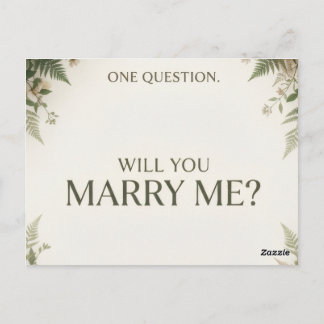 Cartão Postal The Place Where Forever Begins Romantic Proposal