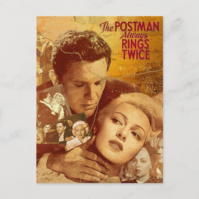 Cartão Postal The Postman & Cora Smith (Frente)