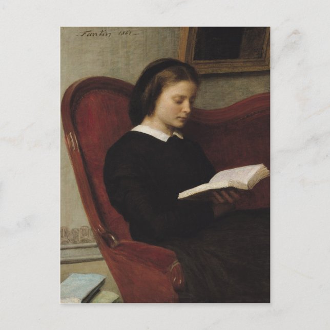 Cartão Postal The Reader, 1861 (Frente)