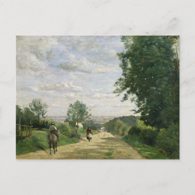 Cartão Postal The Road to Sevres, 1858-59 (Frente)