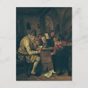 Cartão Postal The School Master, 1626-79