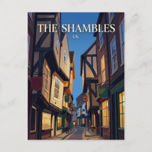 Cartão Postal The Shambles Reino Unido