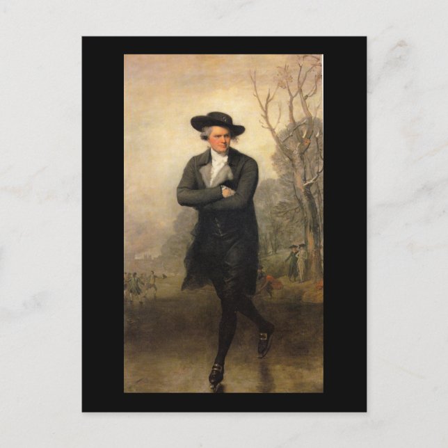 Cartão Postal The Skater, por Gilbert Stuart (Frente)