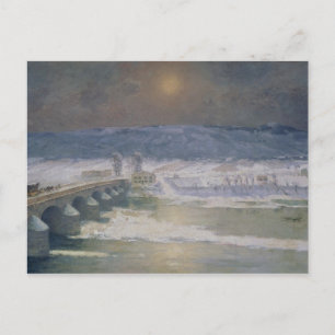 Cartão Postal The Snow in the Auvergne, 1886