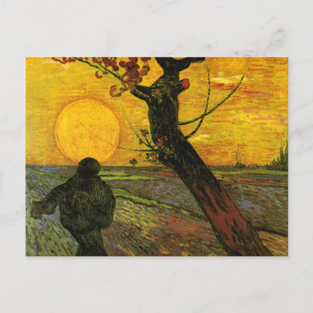 Cartão Postal The Sower (F450) Van Gogh Fine Art (Frente)