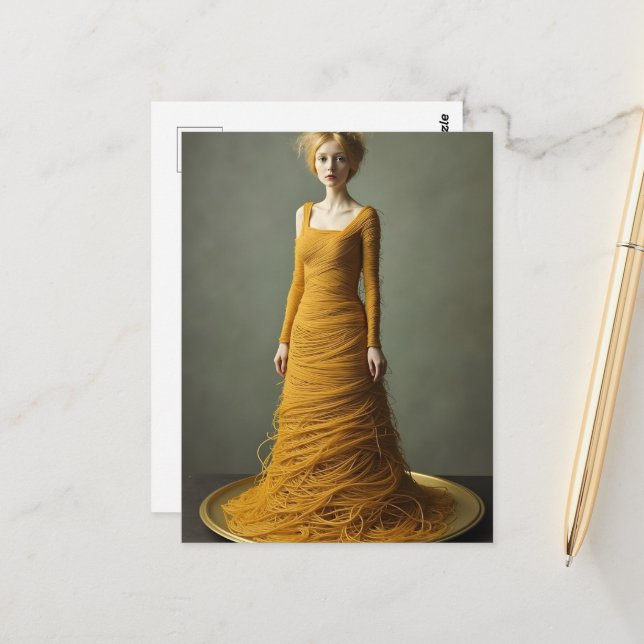 Cartão Postal The Spaghetti Dress (Frente/Verso In Situ)