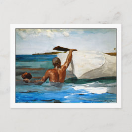 Cartão Postal The Sponge Diver by Winslow Homer