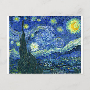 Cartão Postal The Starry Night - Vincent van Gogh (1889)